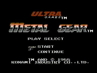 Metal Gear (NES)